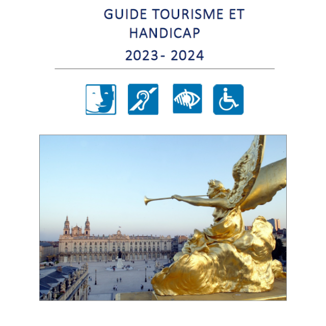 Couverture Guide Tourisme Et Handicap Nancy 2023 -2024